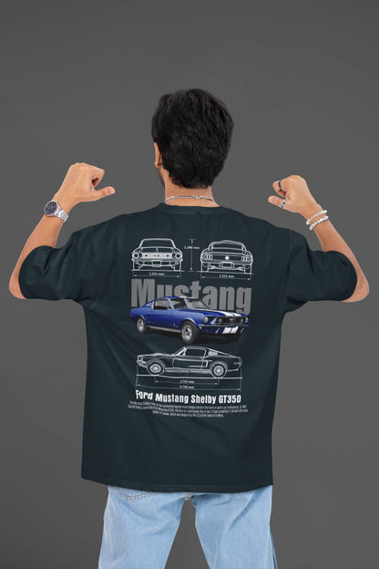 FORD MUSTANG GT 350 - PREMIUM OVERSIZED TSHIRT