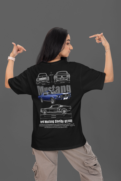 FORD MUSTANG GT 350 - PREMIUM OVERSIZED TSHIRT