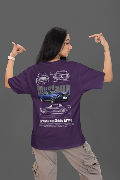 FORD MUSTANG GT 350 - PREMIUM OVERSIZED TSHIRT