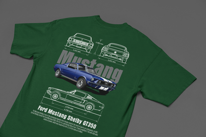 FORD MUSTANG GT 350 - PREMIUM OVERSIZED TSHIRT