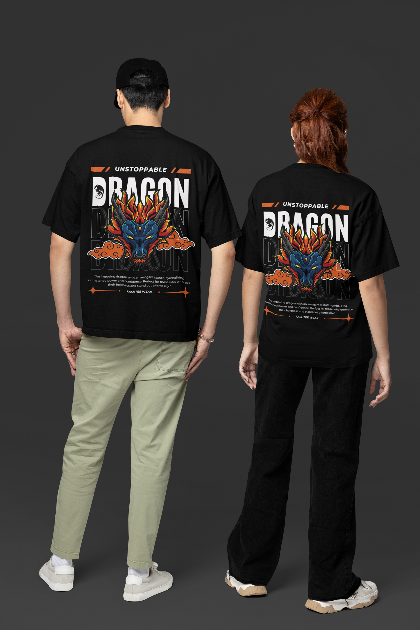 DRAGON OVERSIZED UNISEX TSHIRT