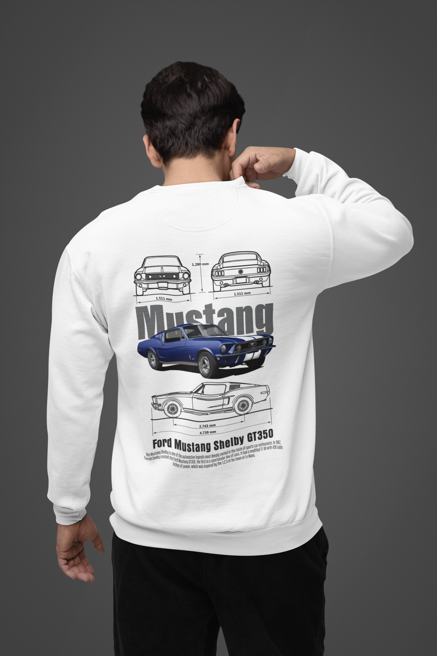 FORD MUSTANG GT 350 - PREMIUM UNISEX SWEATSHIRT