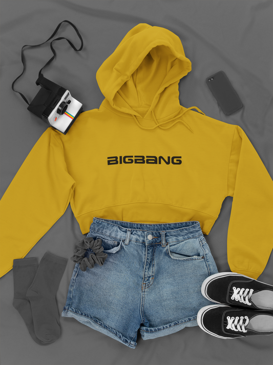 BIGBANG - PREMIUM CROP HOODIE