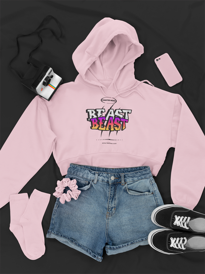 BEAST - PREMIUM CROP HOODIE