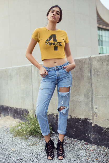 4 MINUTE - PREMIUM WOMEN CROP TOP