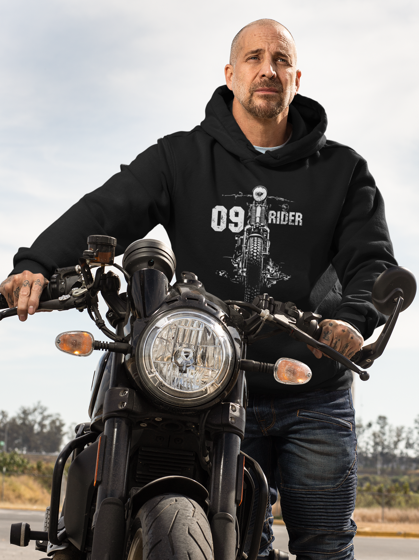 RIDER 09 - PREMIUM UNISEX HOODIE