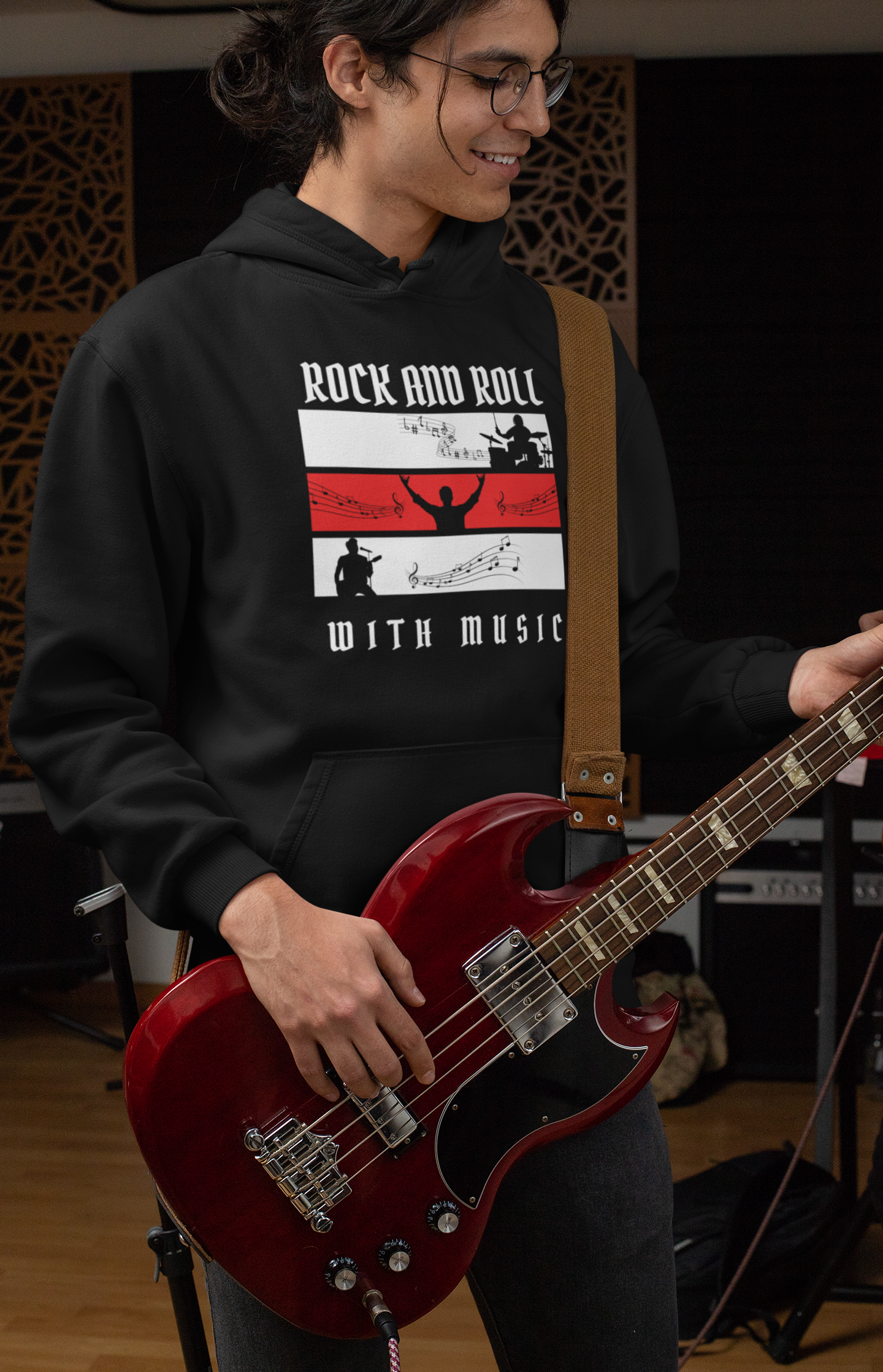 ROCK AND ROLL CLASSIC UNISEX HOODIE