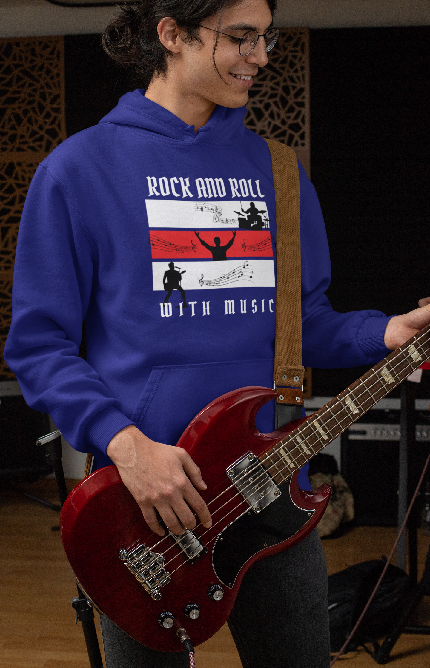 ROCK AND ROLL CLASSIC UNISEX HOODIE