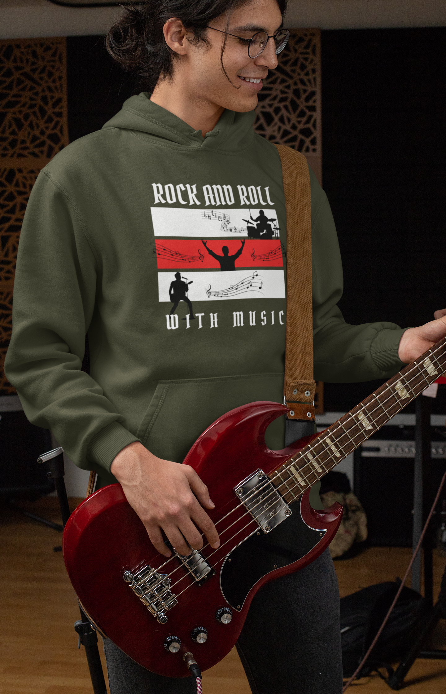 ROCK AND ROLL CLASSIC UNISEX HOODIE