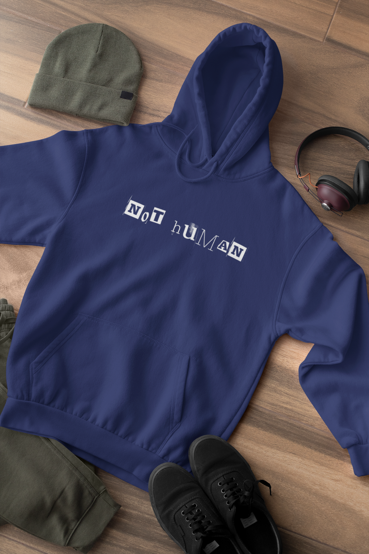 NOT HUMAN - PREMIUM UNISEX HOODIE