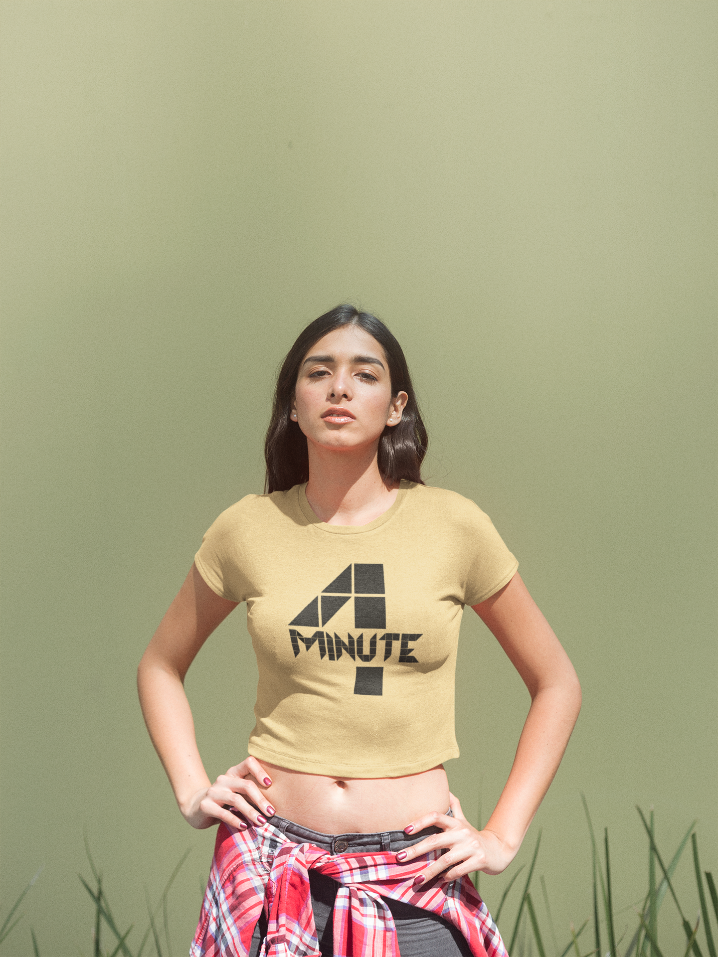 4 MINUTE - PREMIUM WOMEN CROP TOP