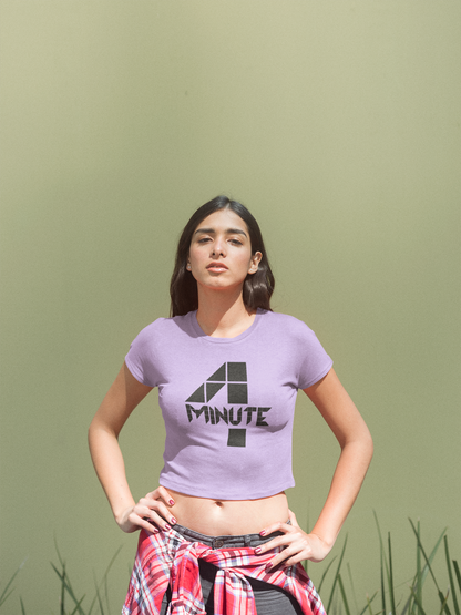 4 MINUTE - PREMIUM WOMEN CROP TOP