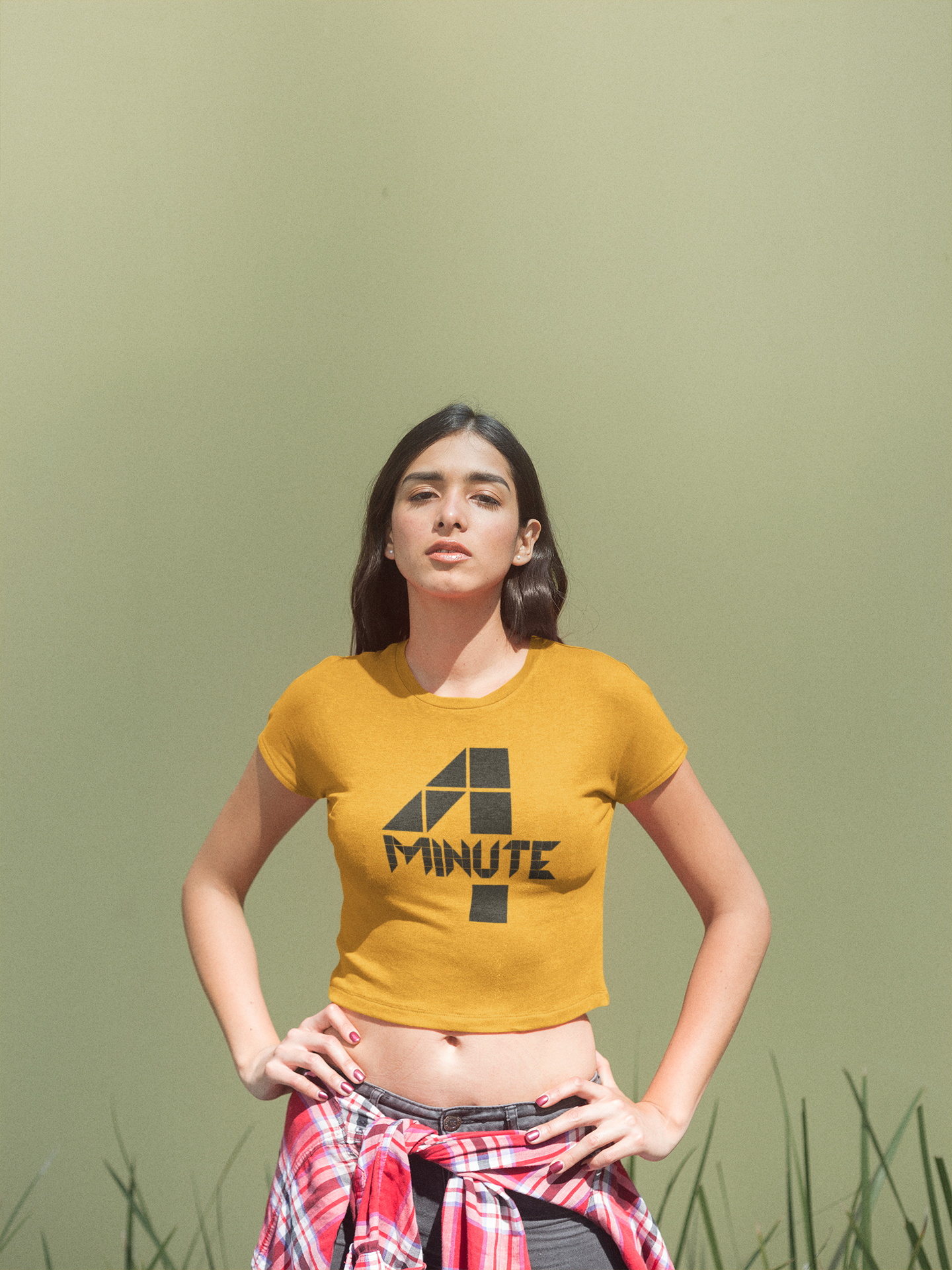 4 MINUTE - PREMIUM WOMEN CROP TOP