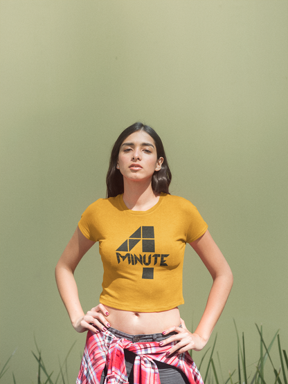 4 MINUTE - PREMIUM WOMEN CROP TOP