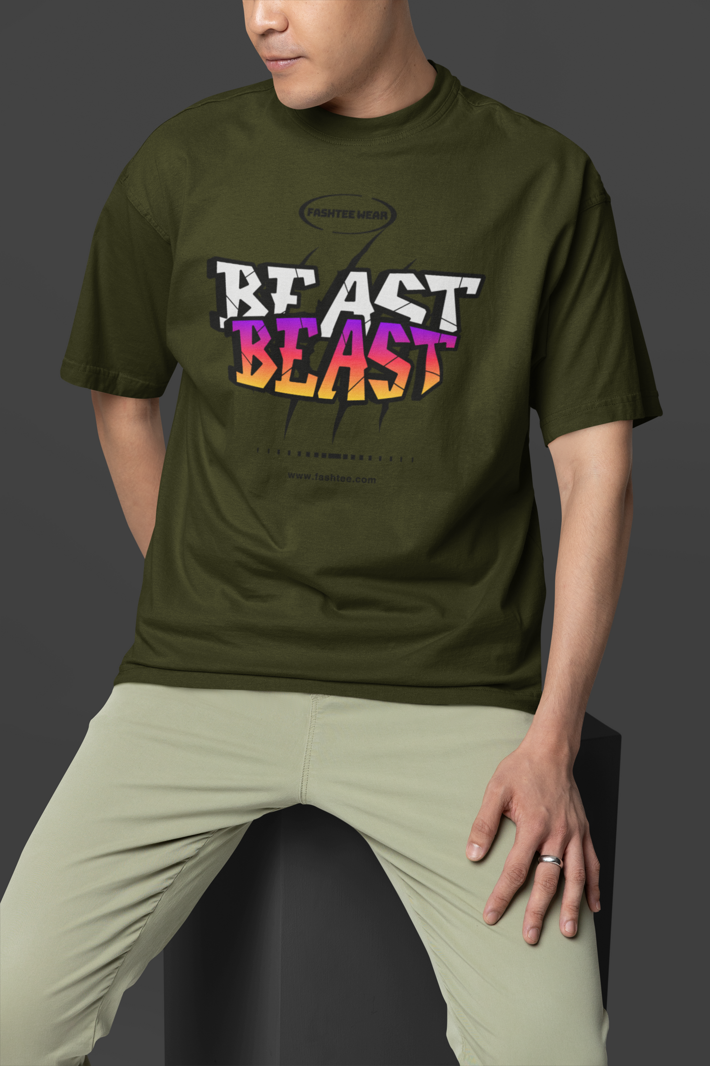 BEAST OVERSIZED CLASSIC UNISEX T-SHIRT