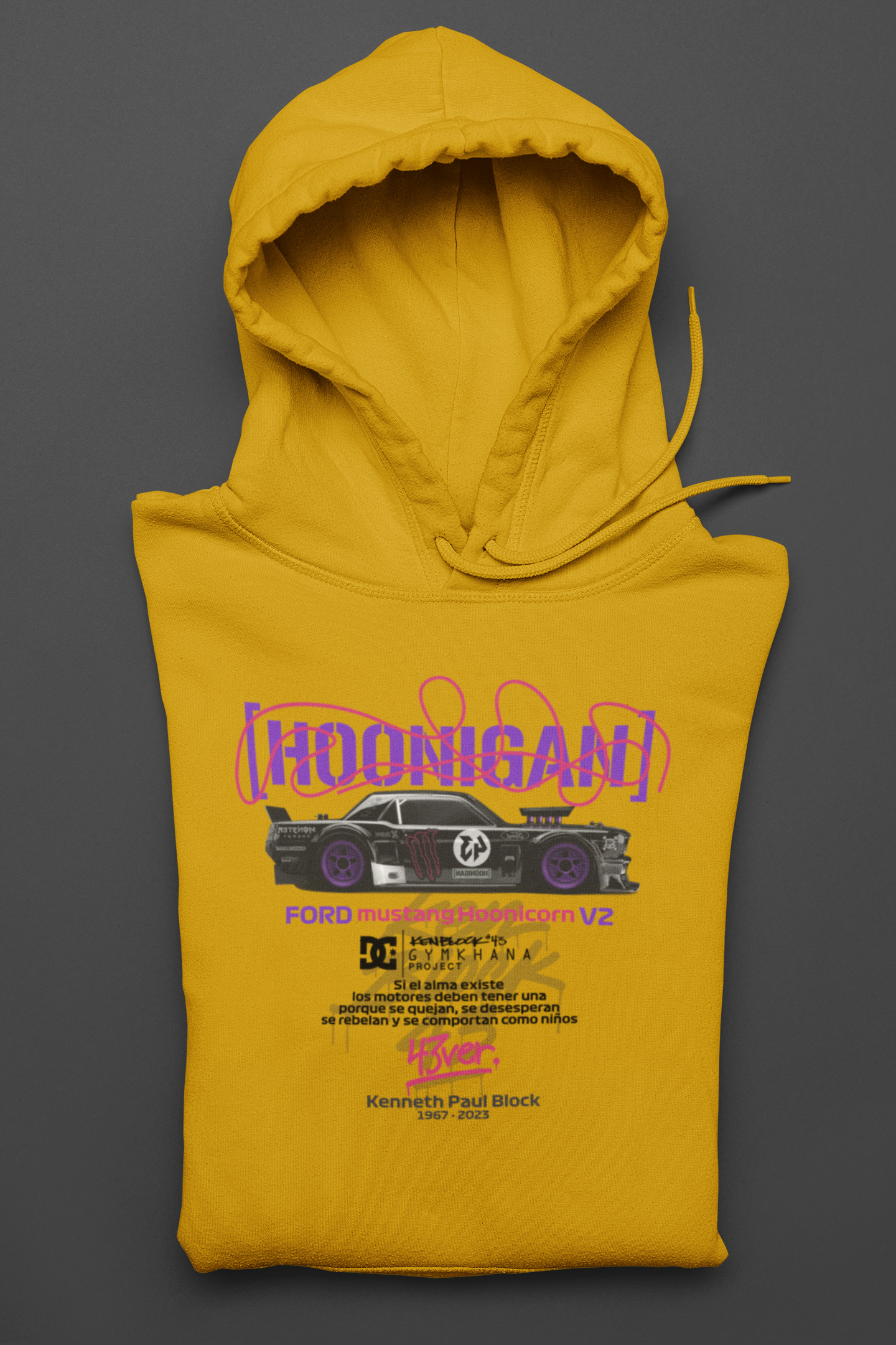 FORD MUSTANG HOONICORN V2 - PREMIUM UNISEX HOODIE