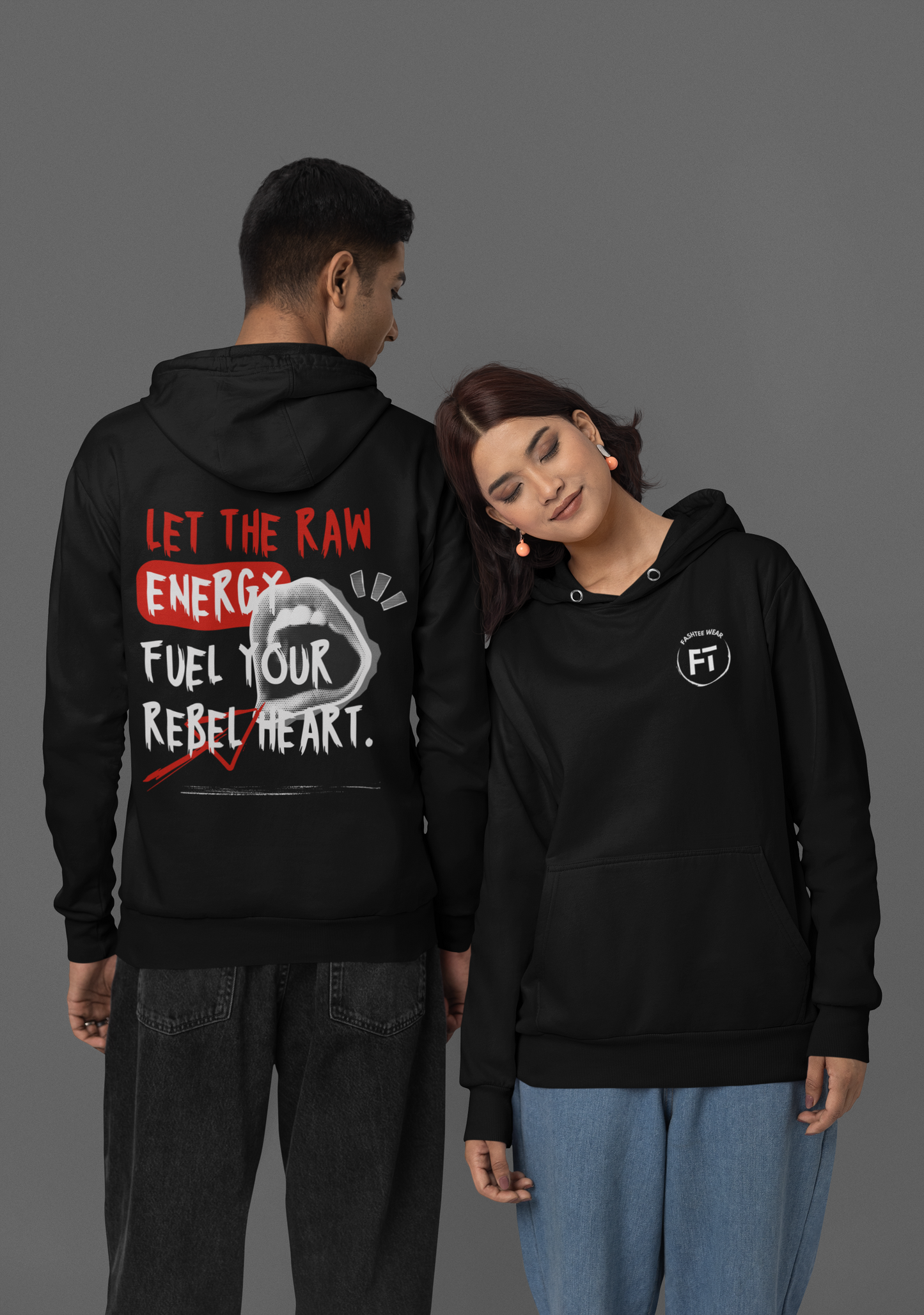 RAW ENERGY CLASSIC UNISEX HOODIE