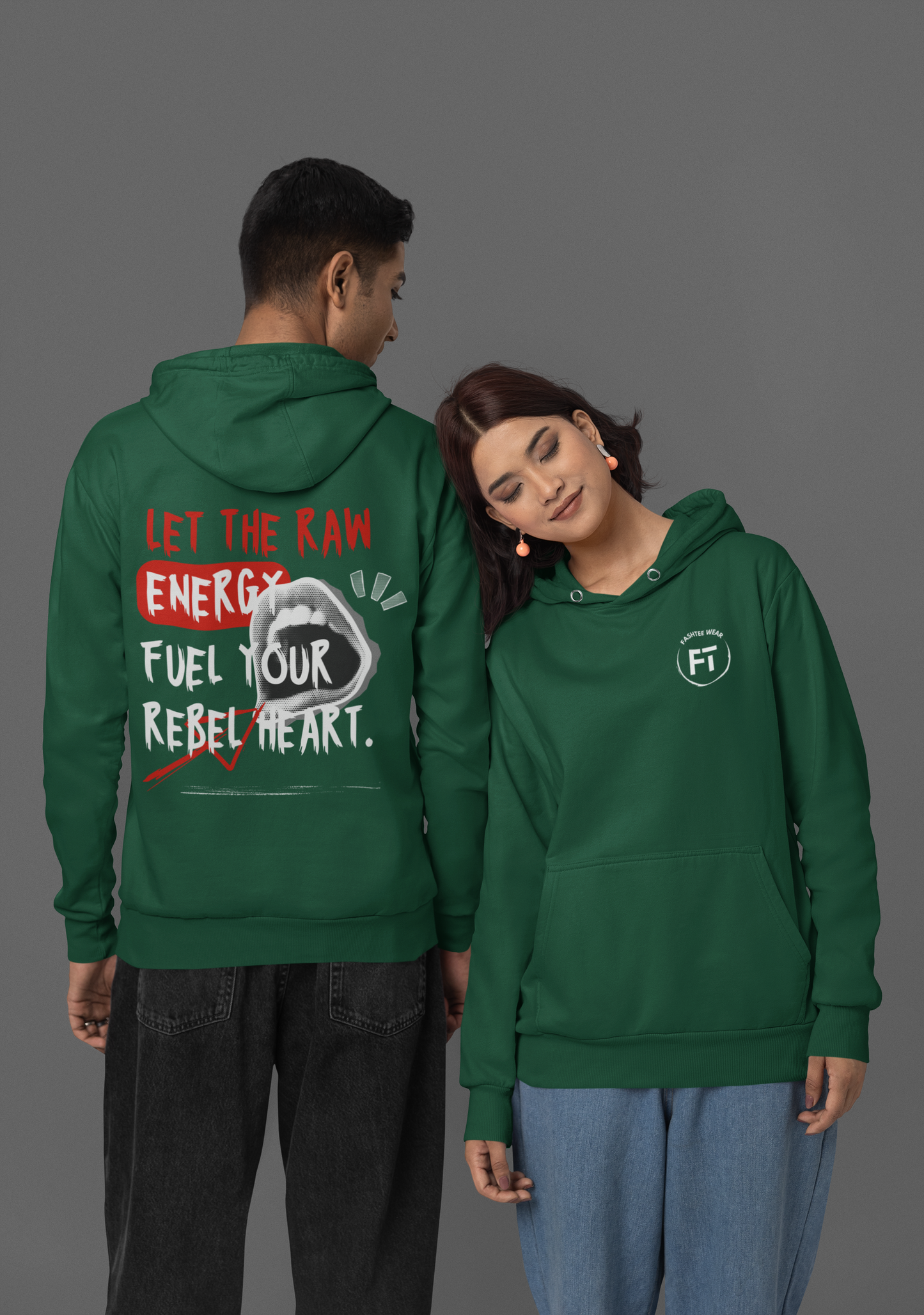 RAW ENERGY CLASSIC UNISEX HOODIE