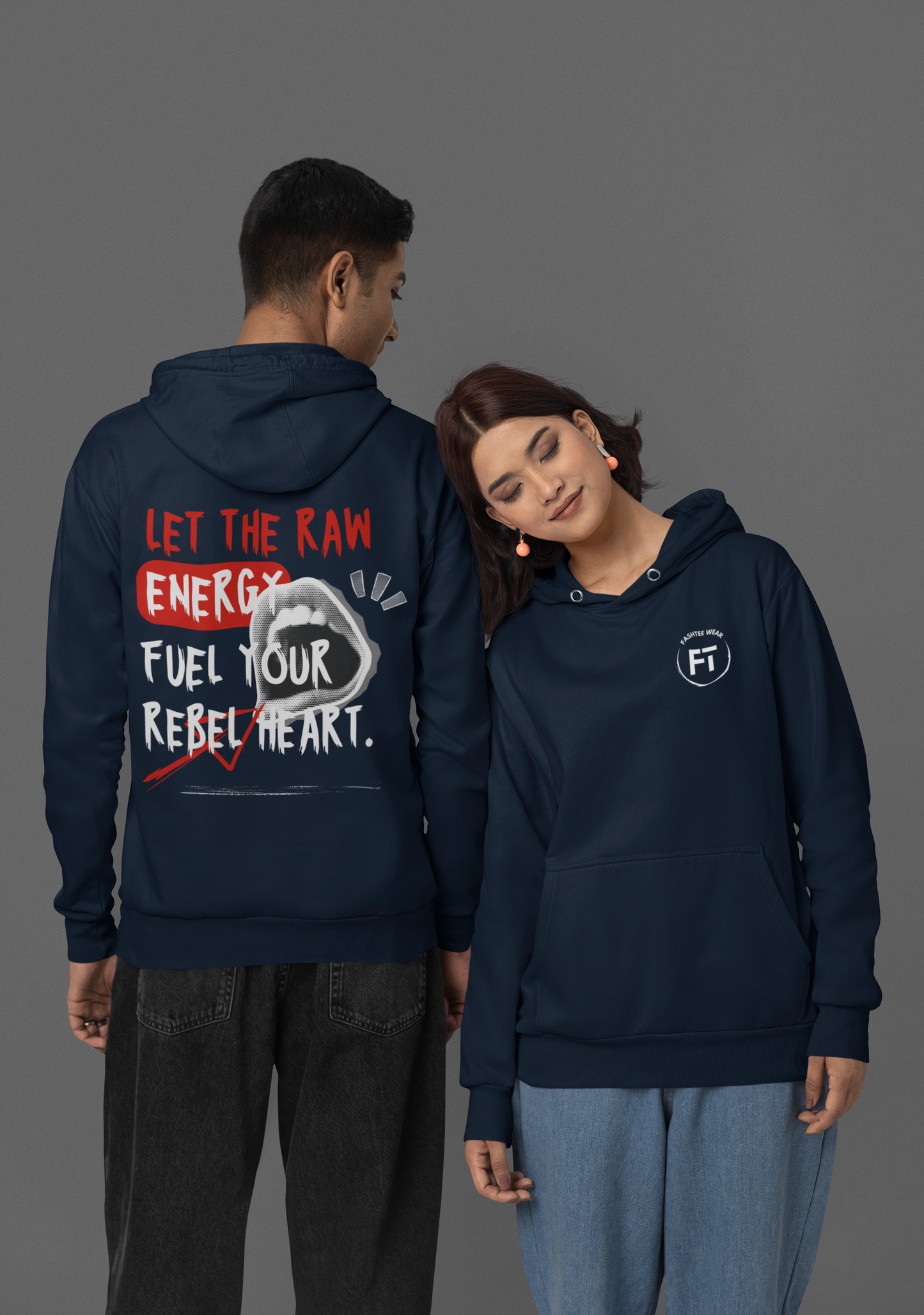 RAW ENERGY CLASSIC UNISEX HOODIE