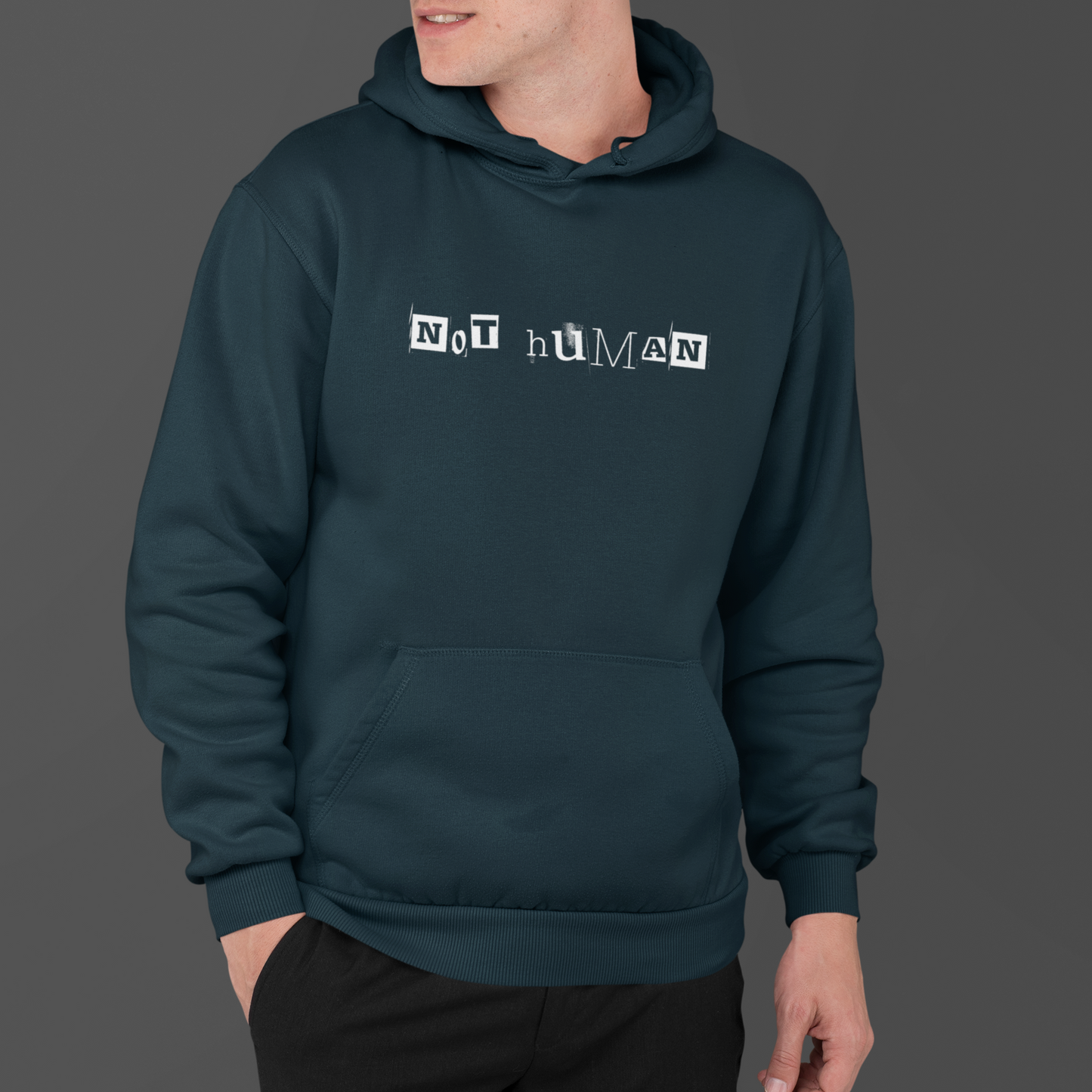 NOT HUMAN - PREMIUM UNISEX HOODIE