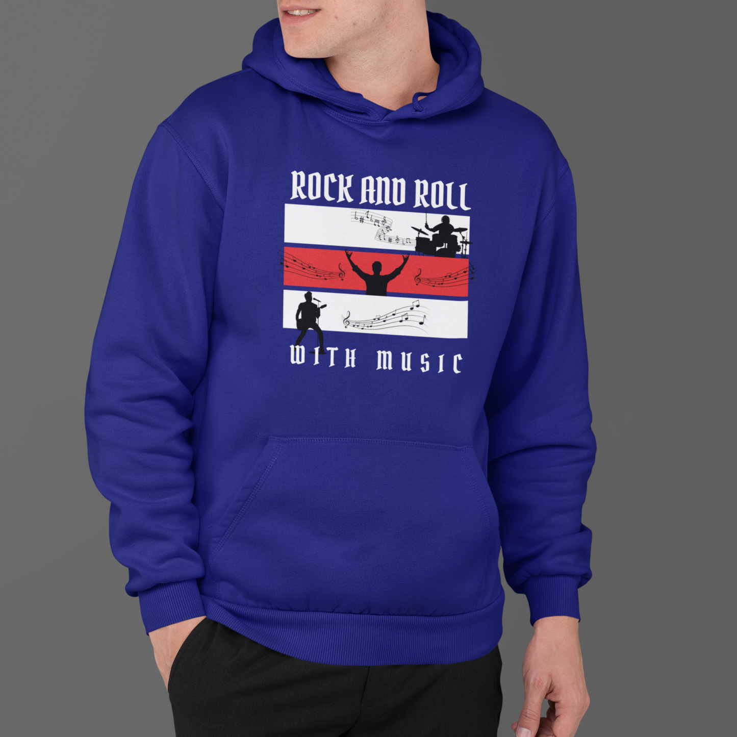 ROCK AND ROLL CLASSIC UNISEX HOODIE