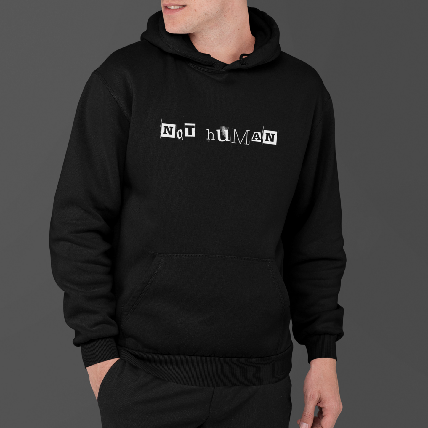 NOT HUMAN - PREMIUM UNISEX HOODIE