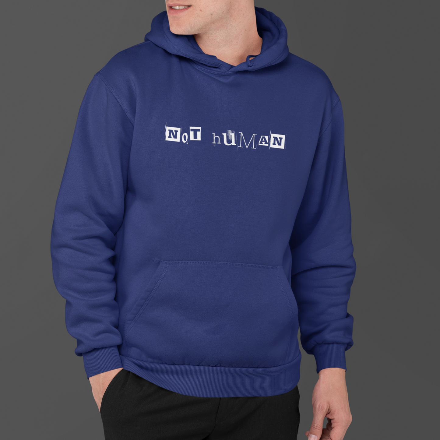 NOT HUMAN - PREMIUM UNISEX HOODIE