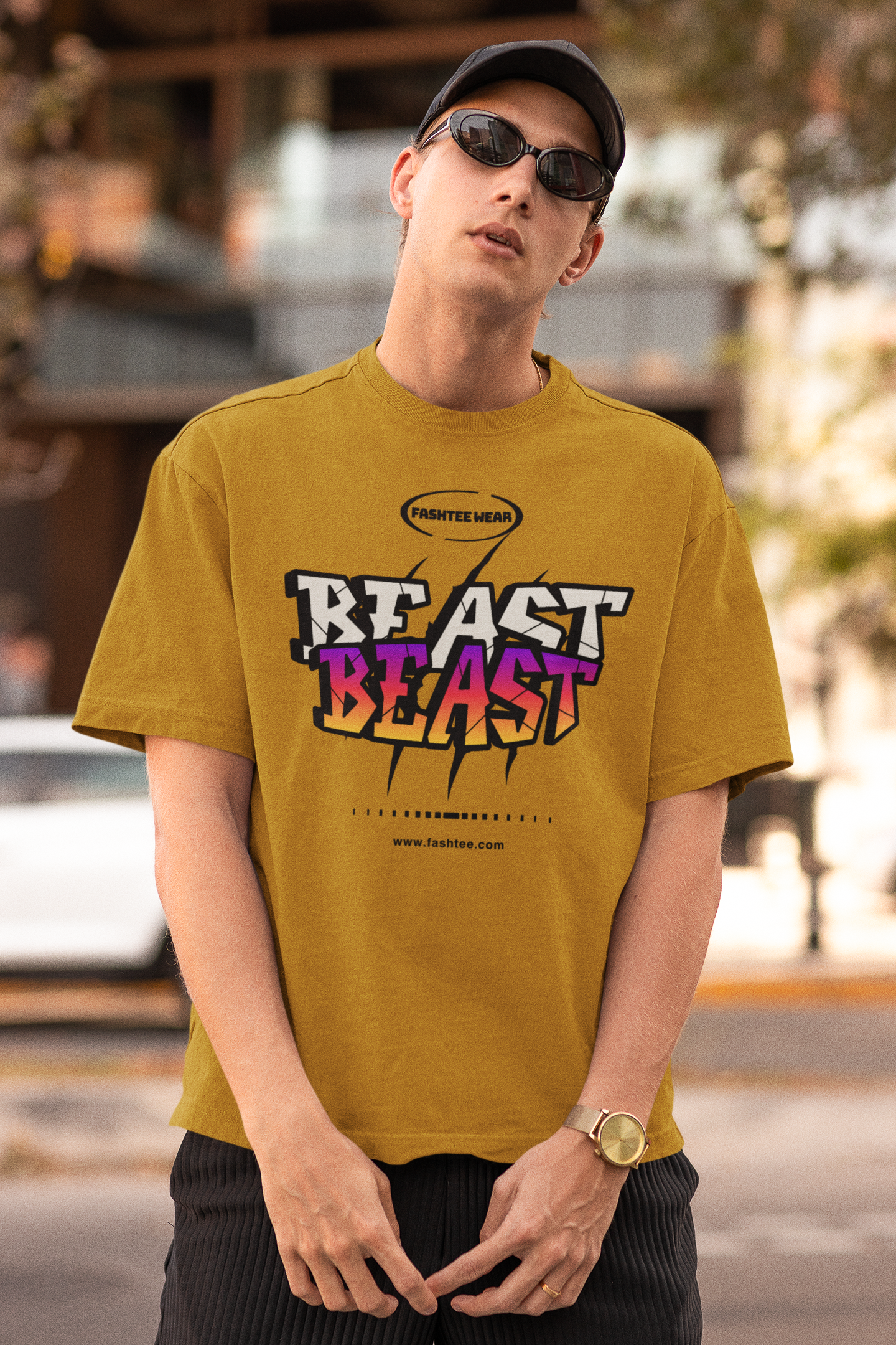 BEAST OVERSIZED CLASSIC UNISEX T-SHIRT