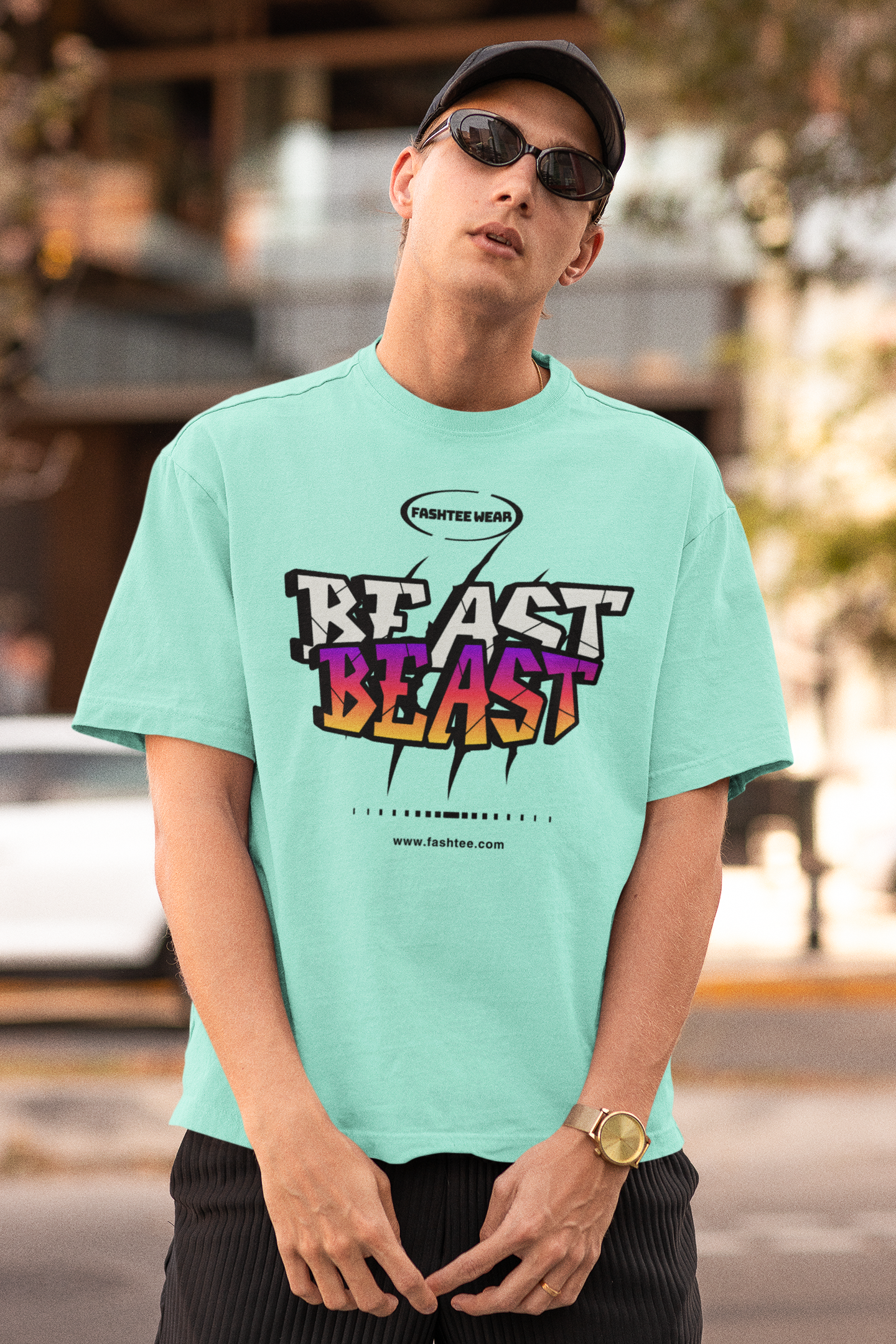 BEAST OVERSIZED CLASSIC UNISEX T-SHIRT