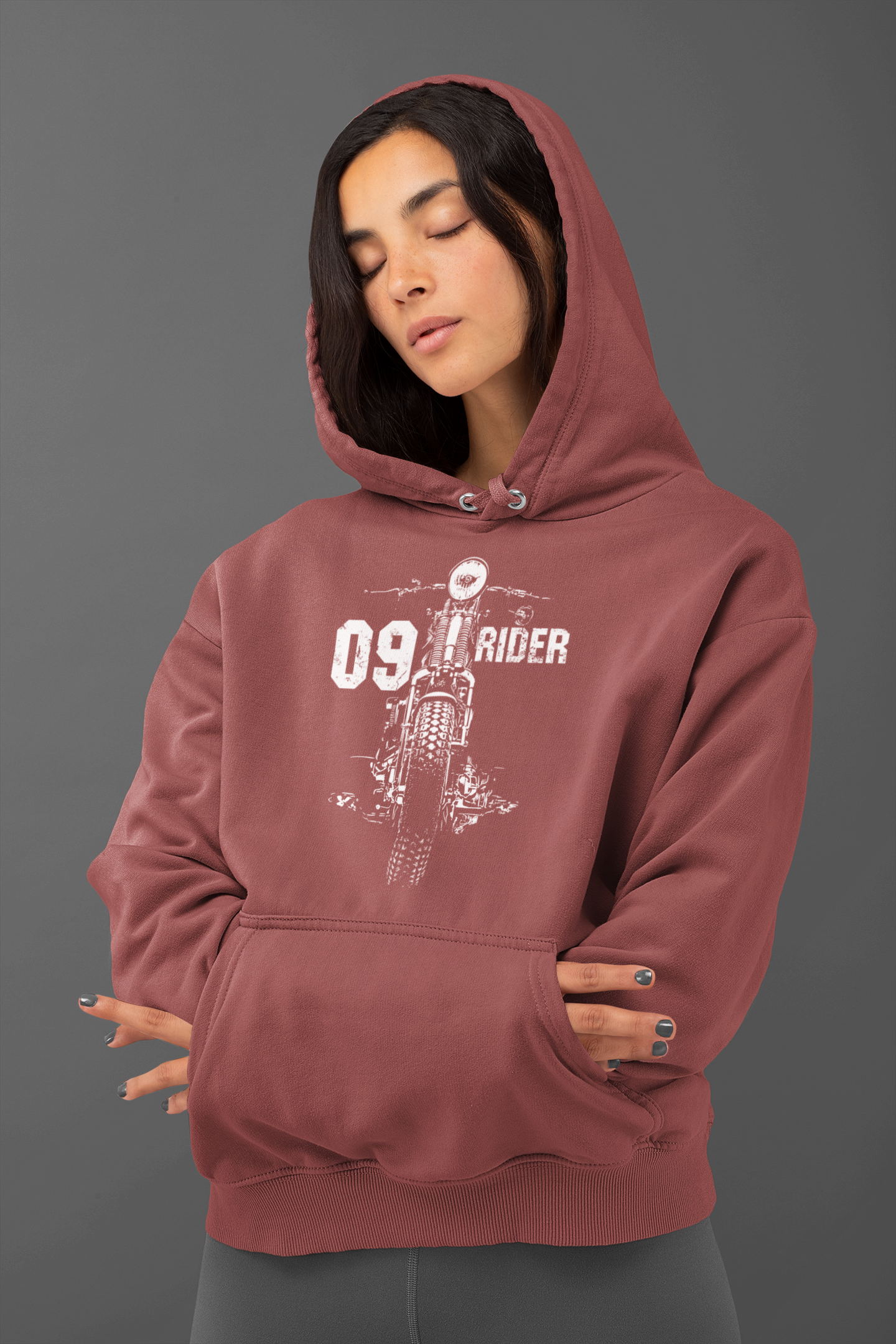 RIDER 09 - PREMIUM UNISEX HOODIE