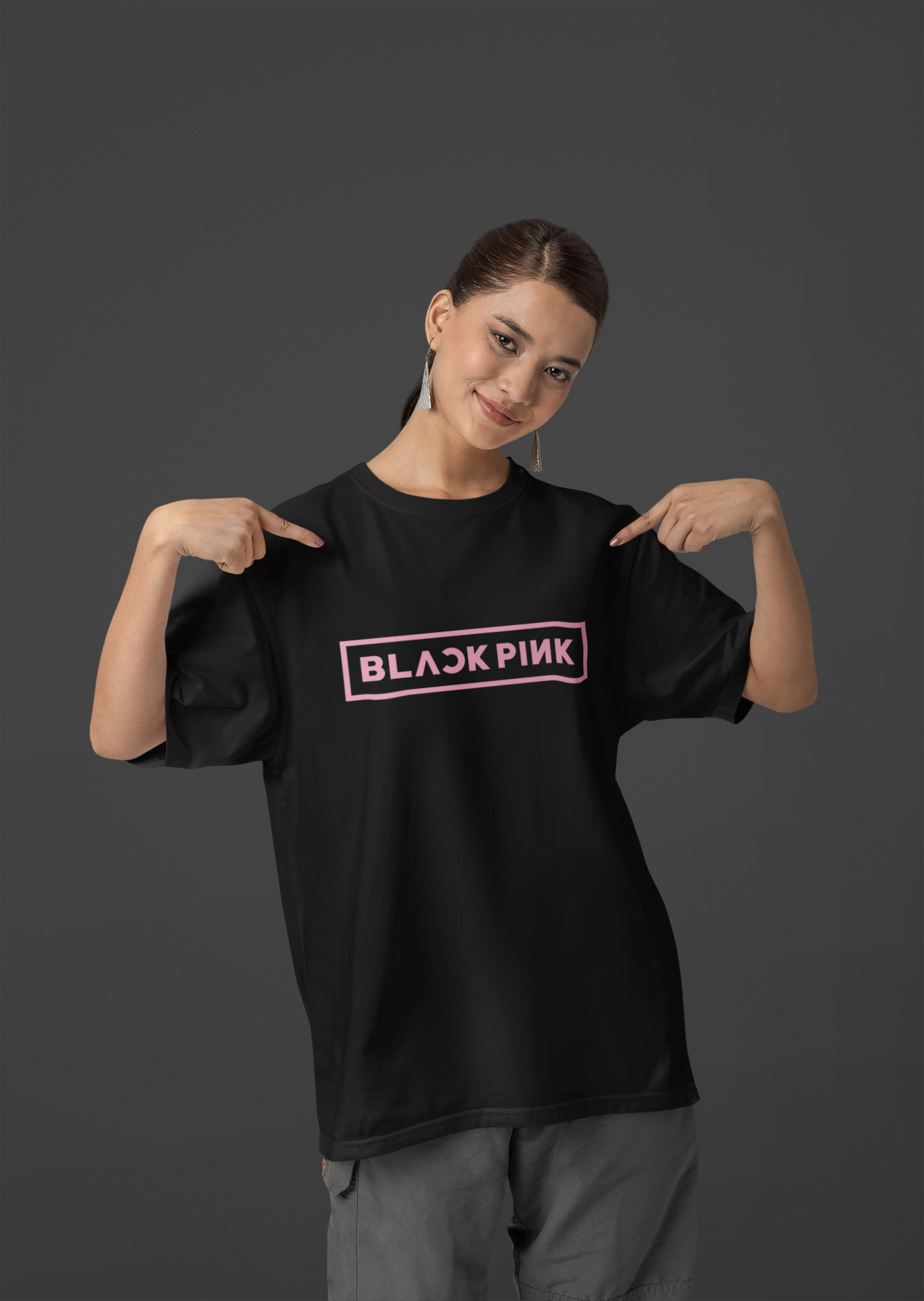 BLACK PINK - OVERSIZED UNISEX T-SHIRT