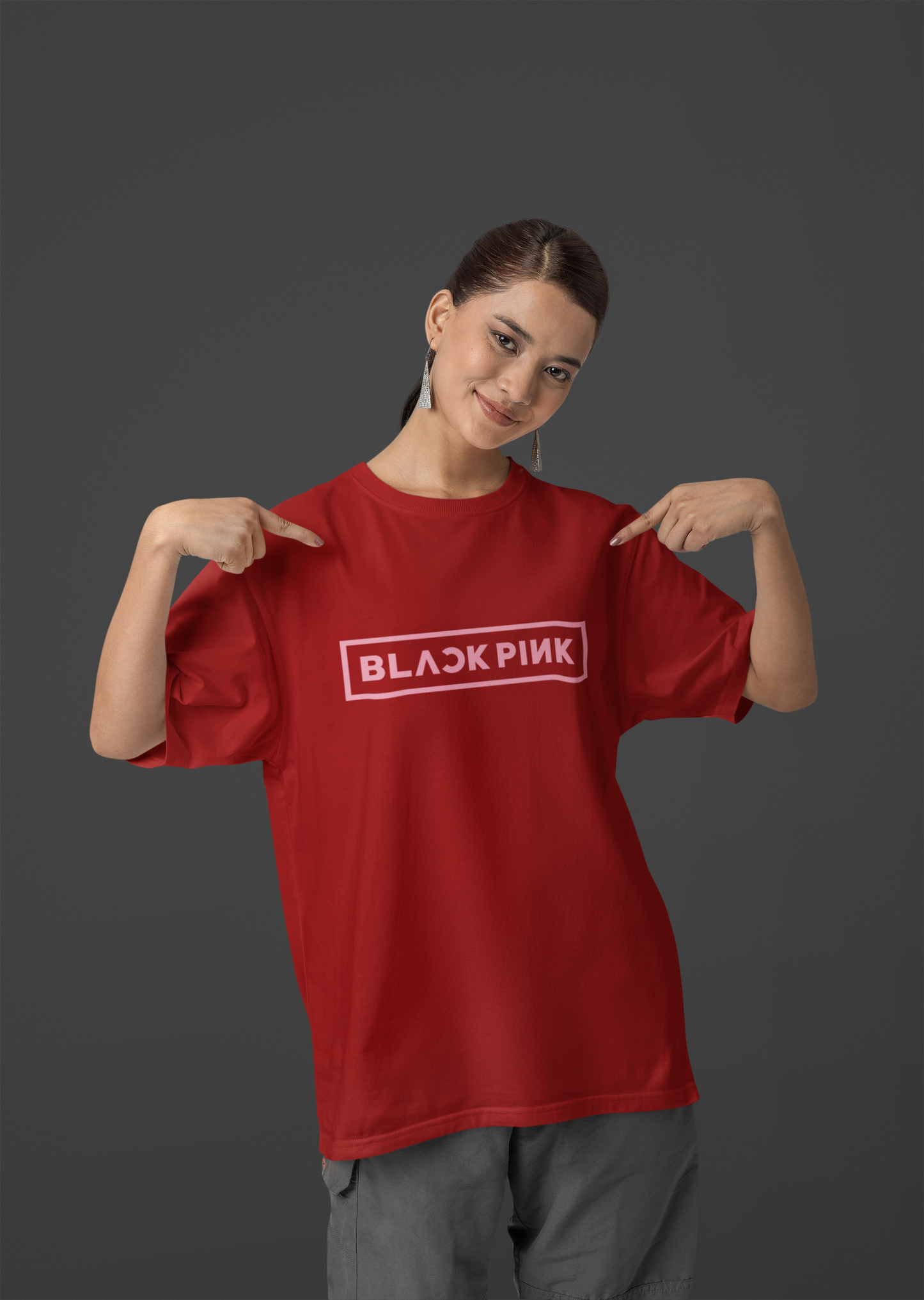 BLACK PINK - OVERSIZED UNISEX T-SHIRT