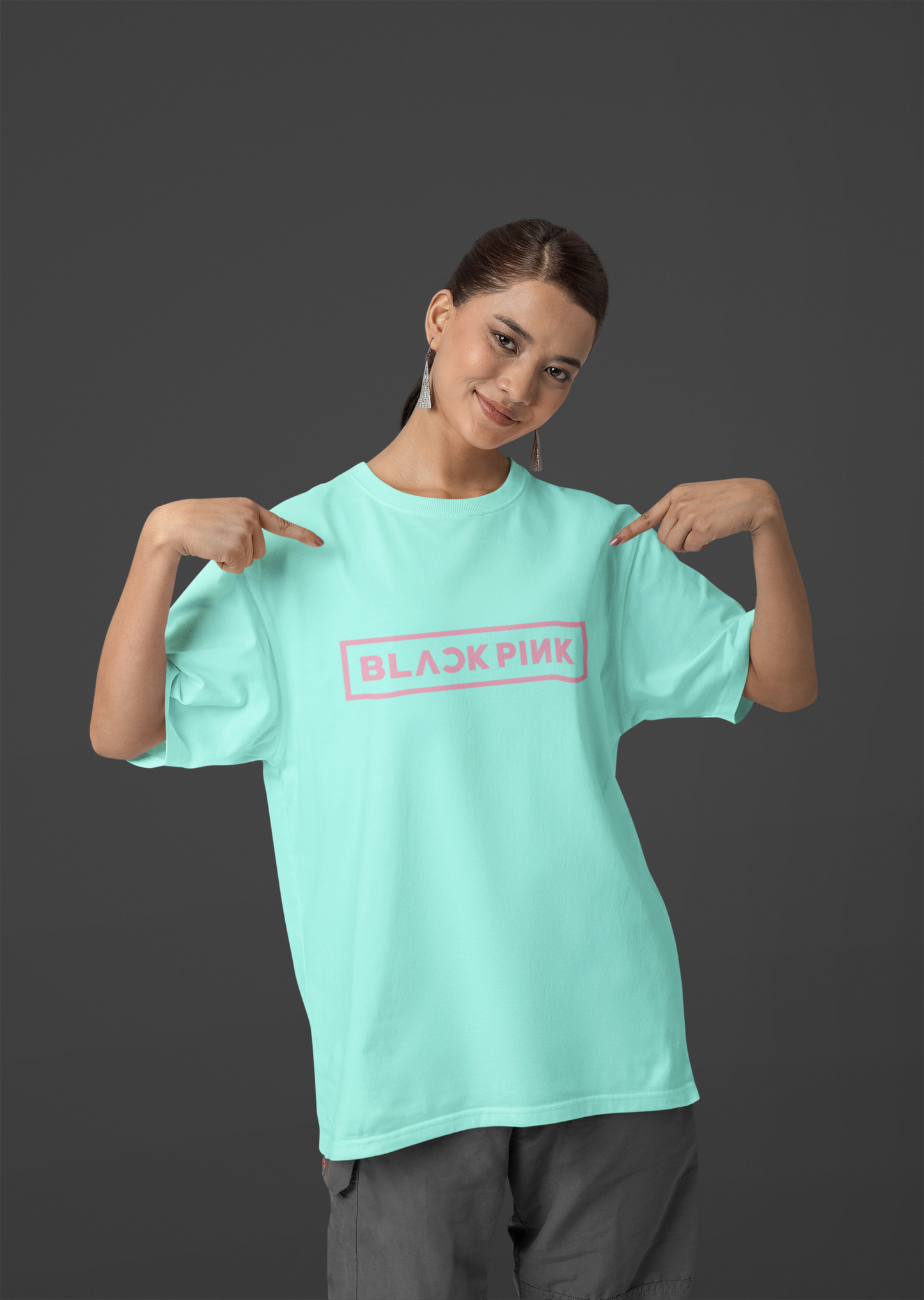 BLACK PINK - OVERSIZED UNISEX T-SHIRT