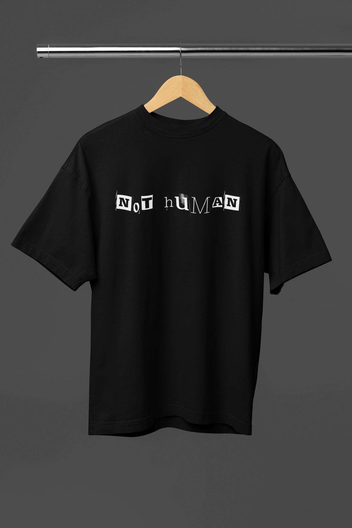 NOT HUMAN - OVERSIZED UNISEX T-SHIRT