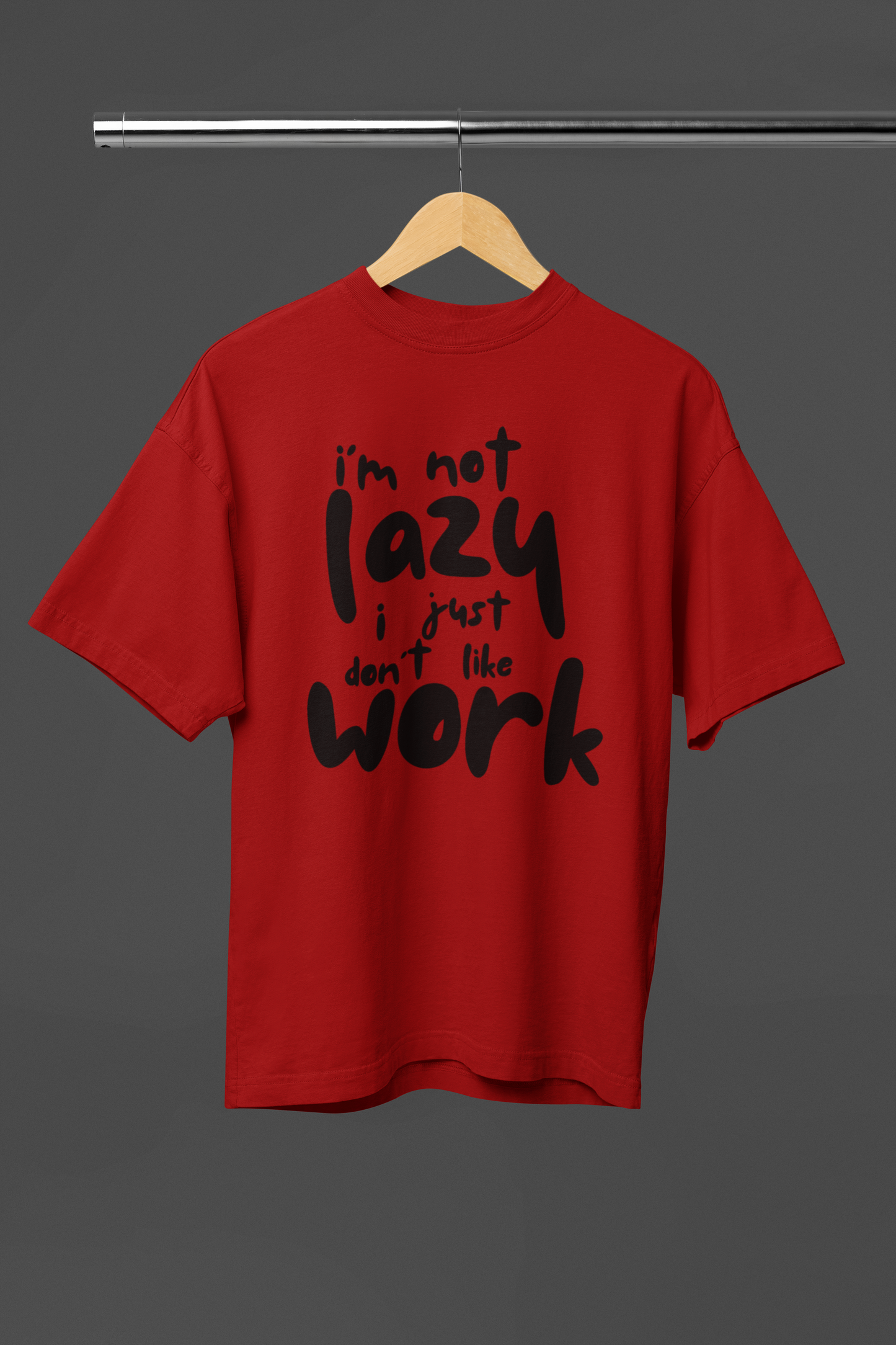 LAZY OVERSIZED UNISEX T-SHIRT