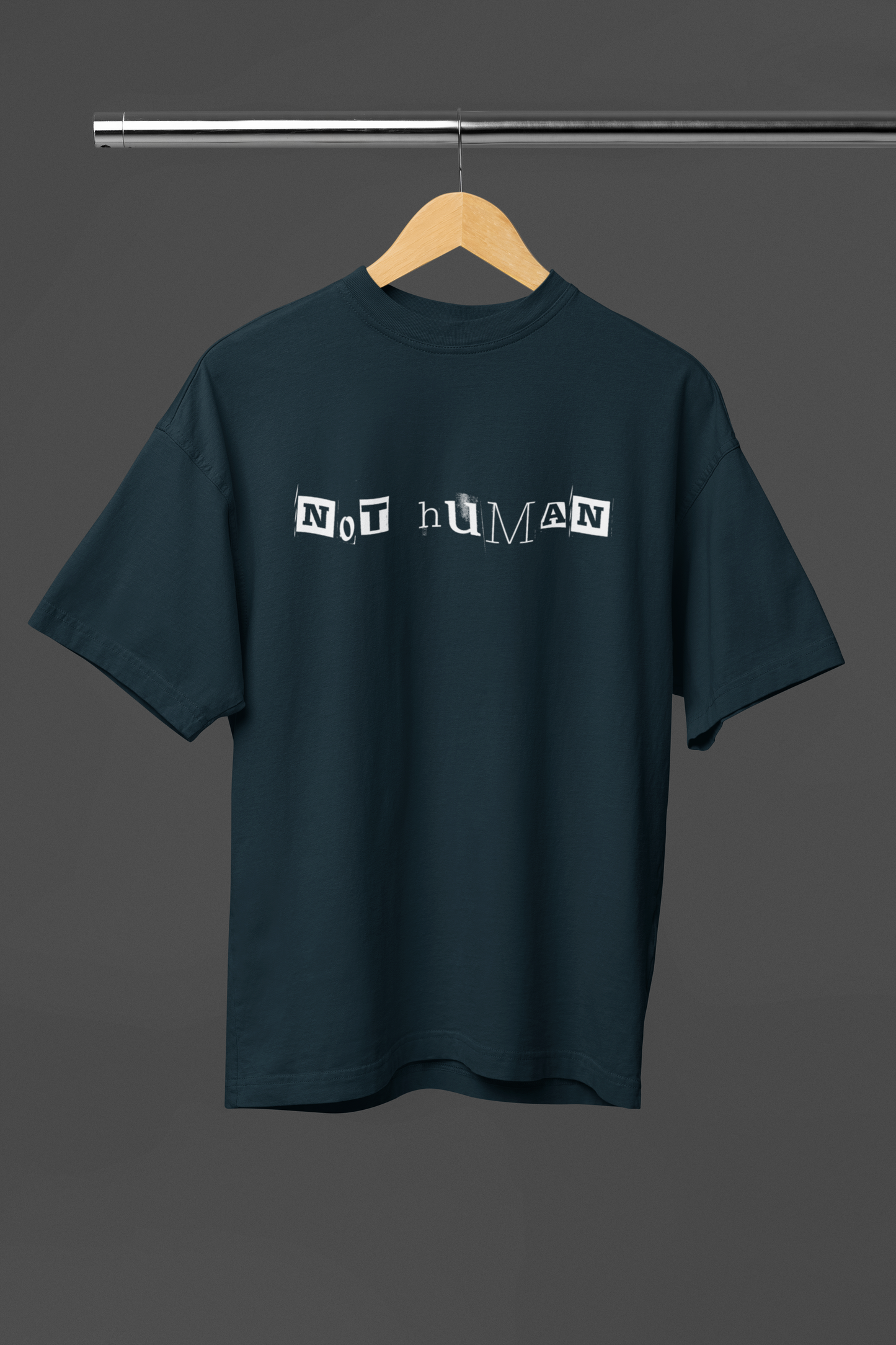 NOT HUMAN - OVERSIZED UNISEX T-SHIRT