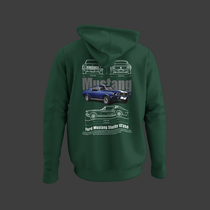 FORD MUSTANG GT 350 - PREMIUM WOMEN HOODIE