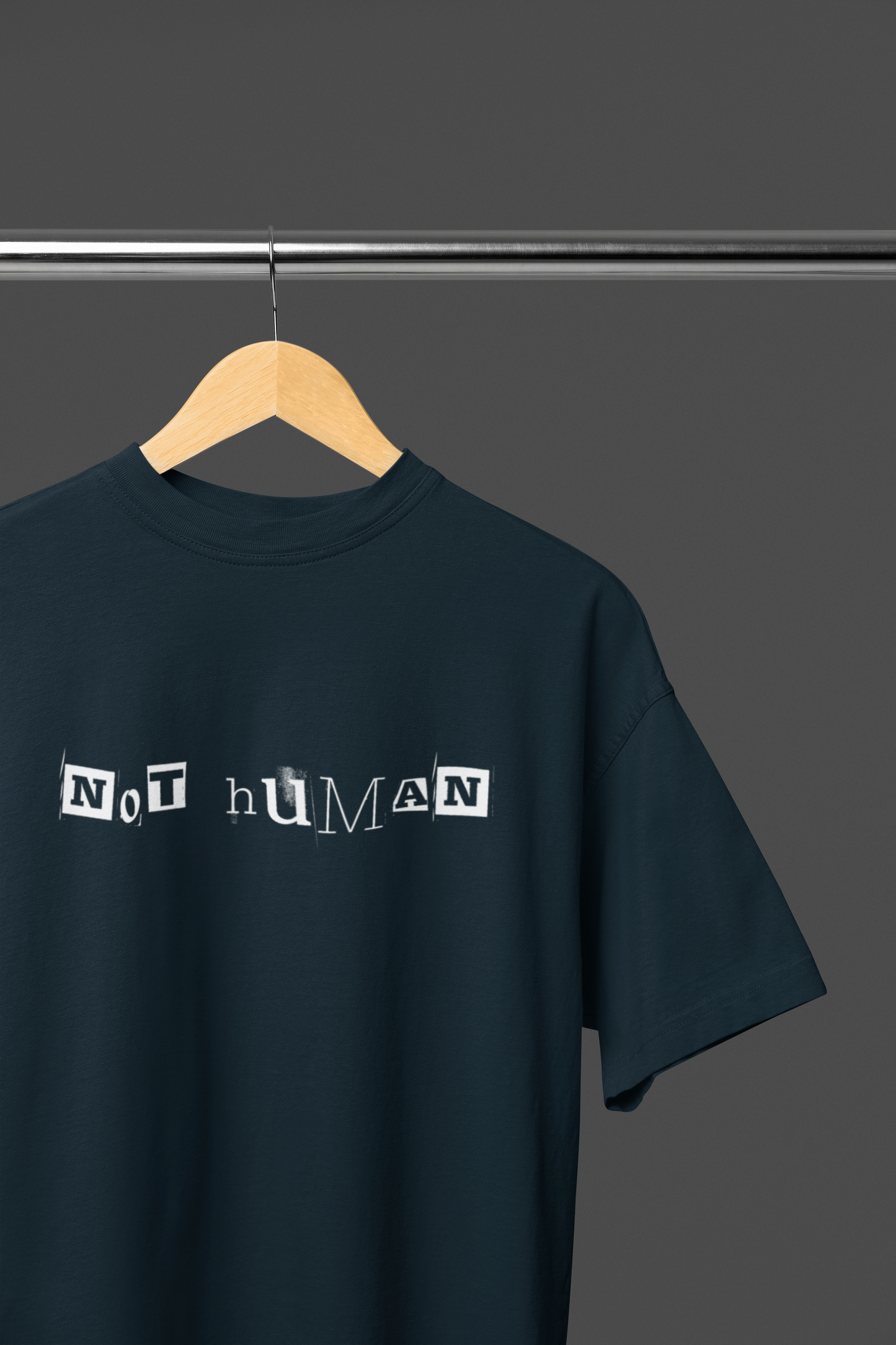 NOT HUMAN - OVERSIZED UNISEX T-SHIRT