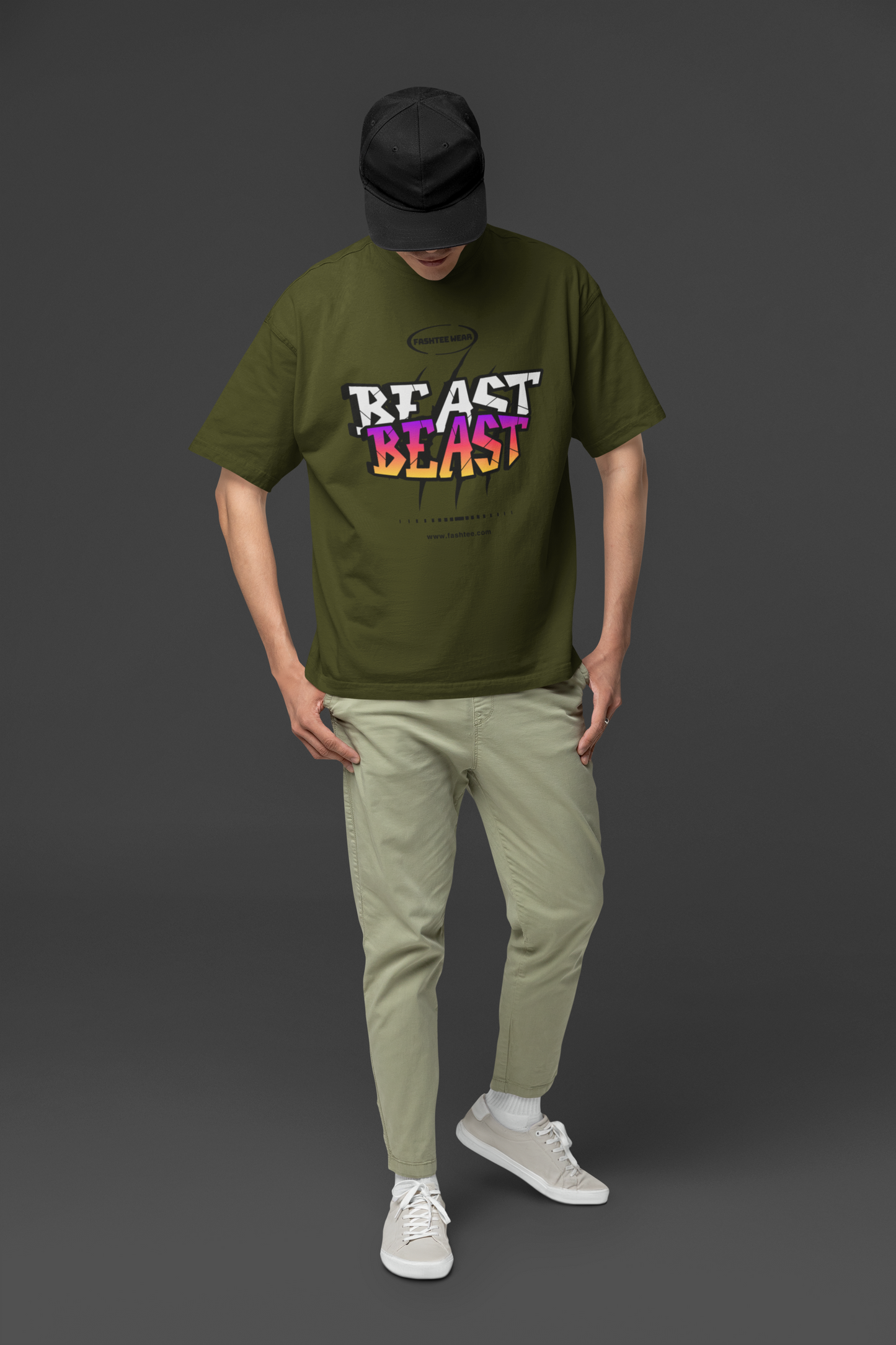 BEAST OVERSIZED CLASSIC UNISEX T-SHIRT