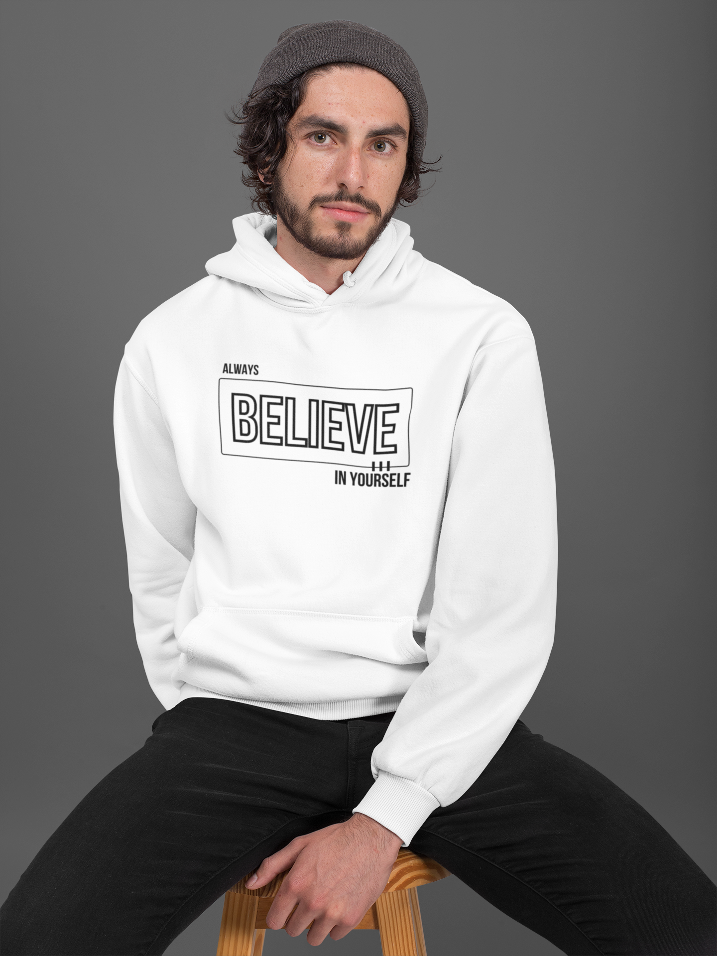 BELIEVE IN YOURSELF CLASSIC UNISEX HOODIE