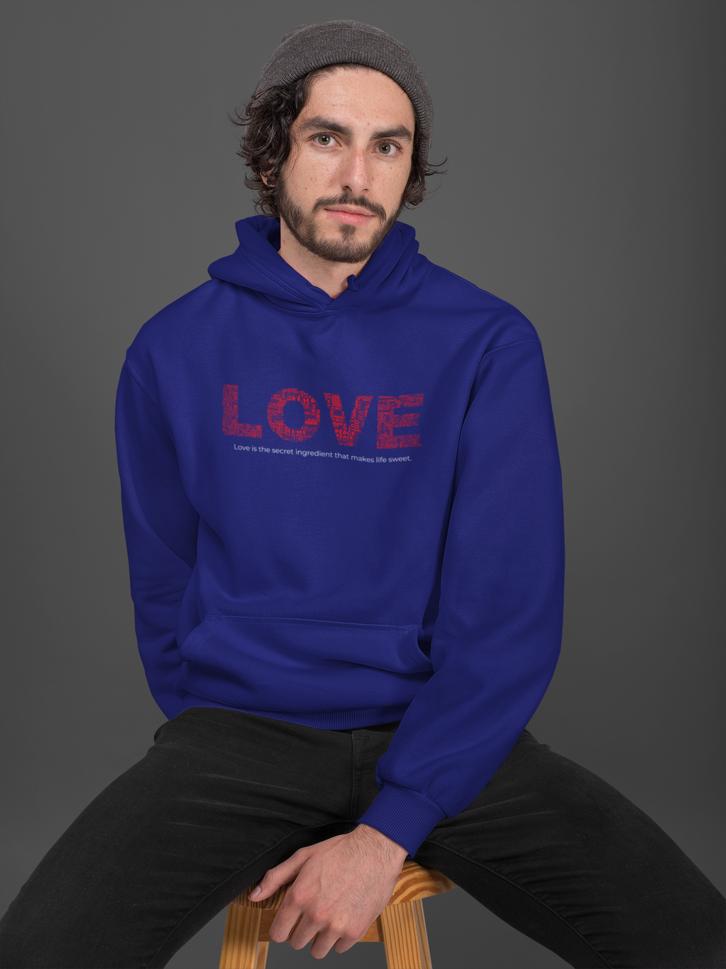 LOVE - PREMIUM UNISEX HOODIE