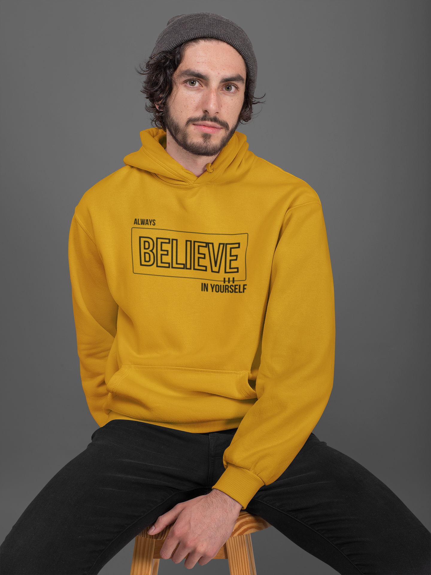 BELIEVE IN YOURSELF CLASSIC UNISEX HOODIE