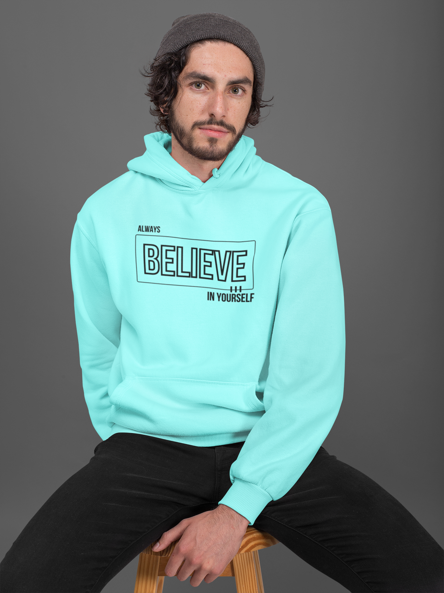 BELIEVE IN YOURSELF CLASSIC UNISEX HOODIE