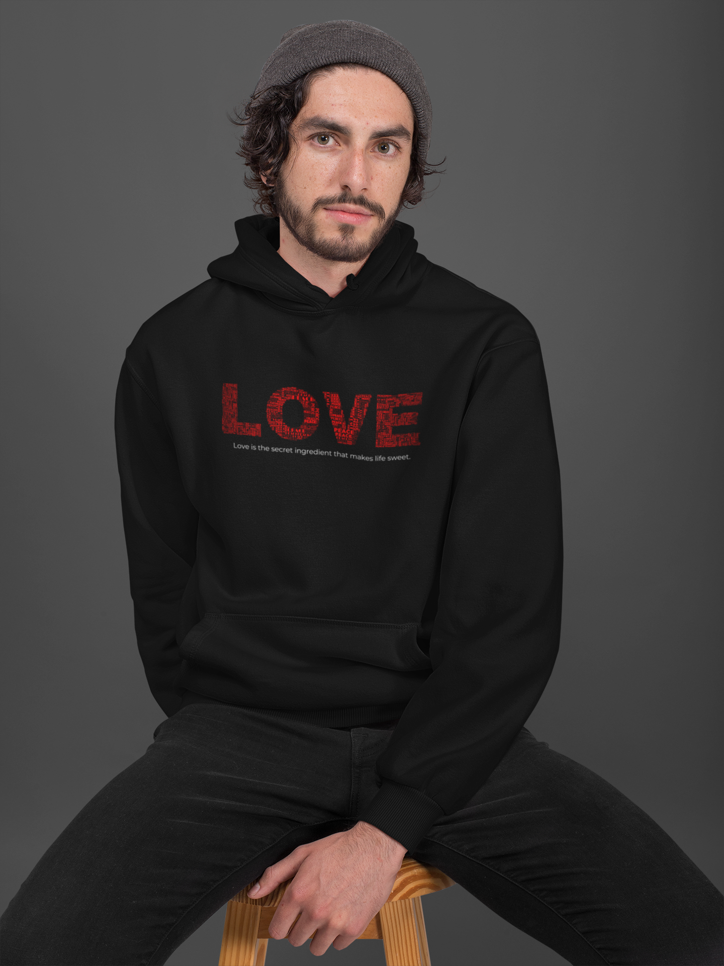 LOVE - PREMIUM UNISEX HOODIE