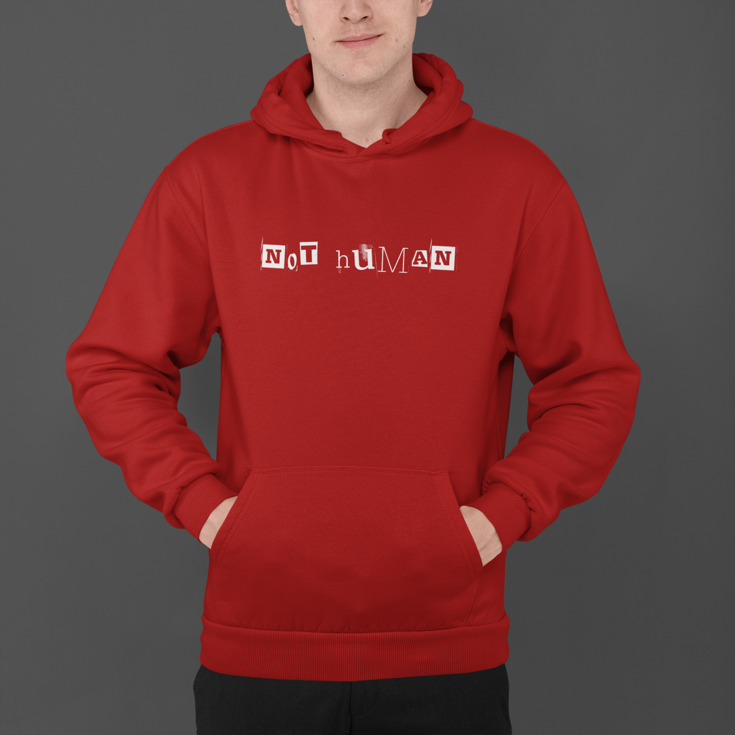 NOT HUMAN - PREMIUM UNISEX HOODIE