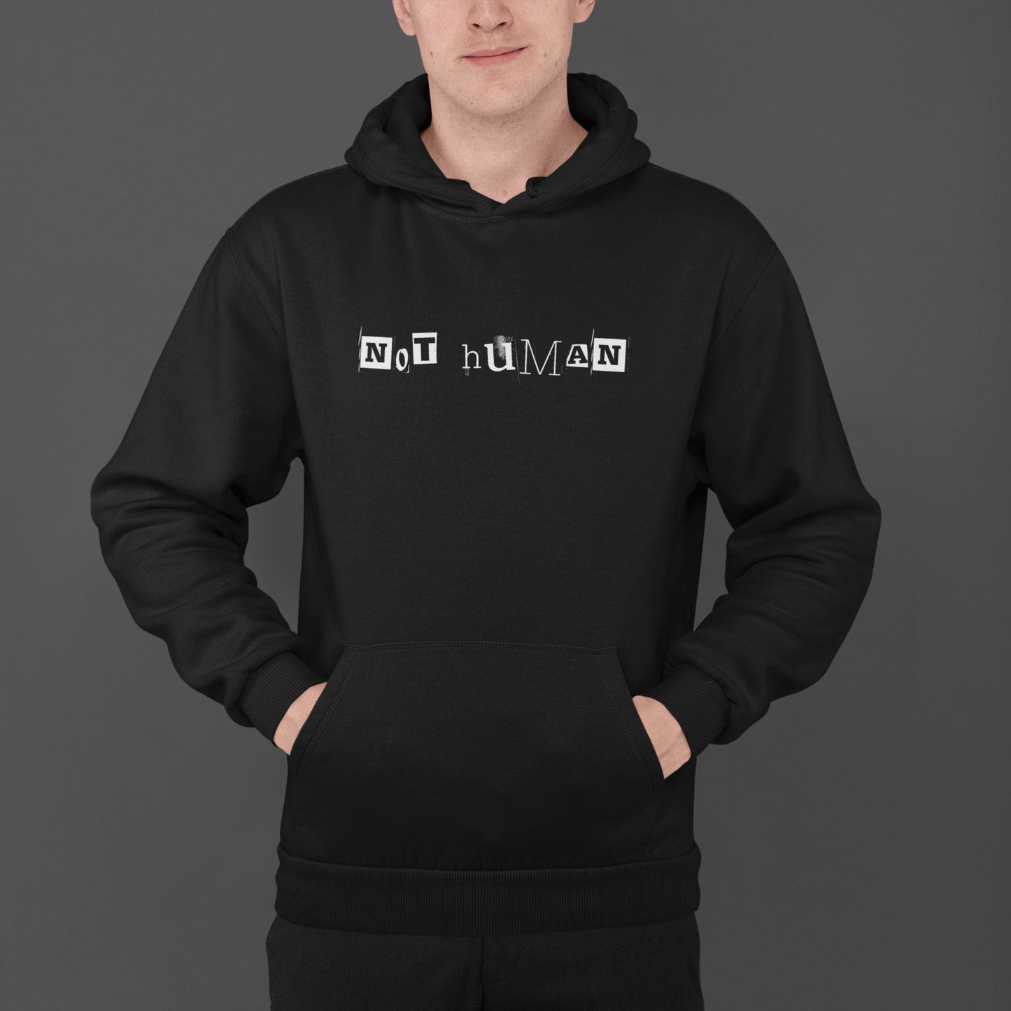 NOT HUMAN - PREMIUM UNISEX HOODIE