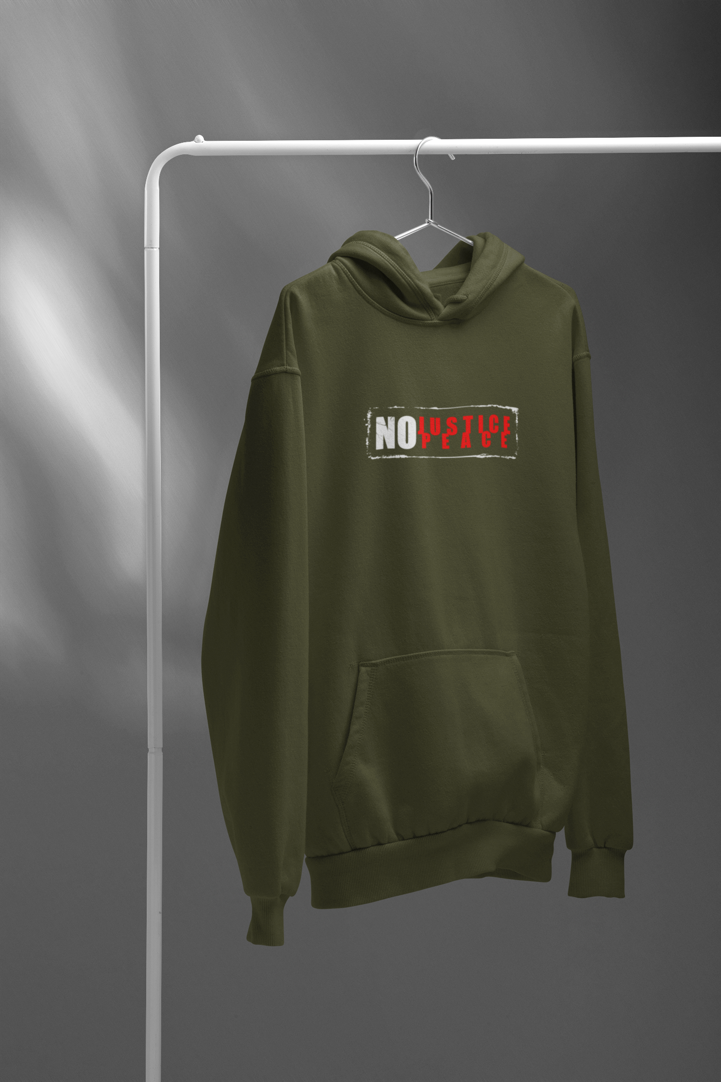 NO JUSTICE NO PEACE - PREMIUM UNISEX HOODIE