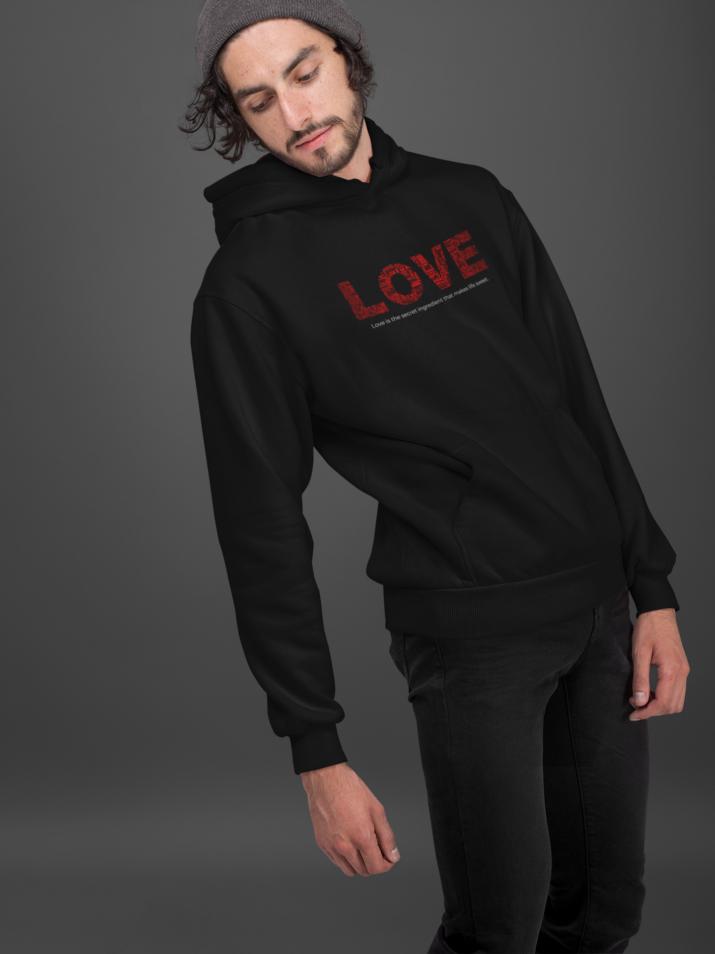 LOVE - PREMIUM UNISEX HOODIE