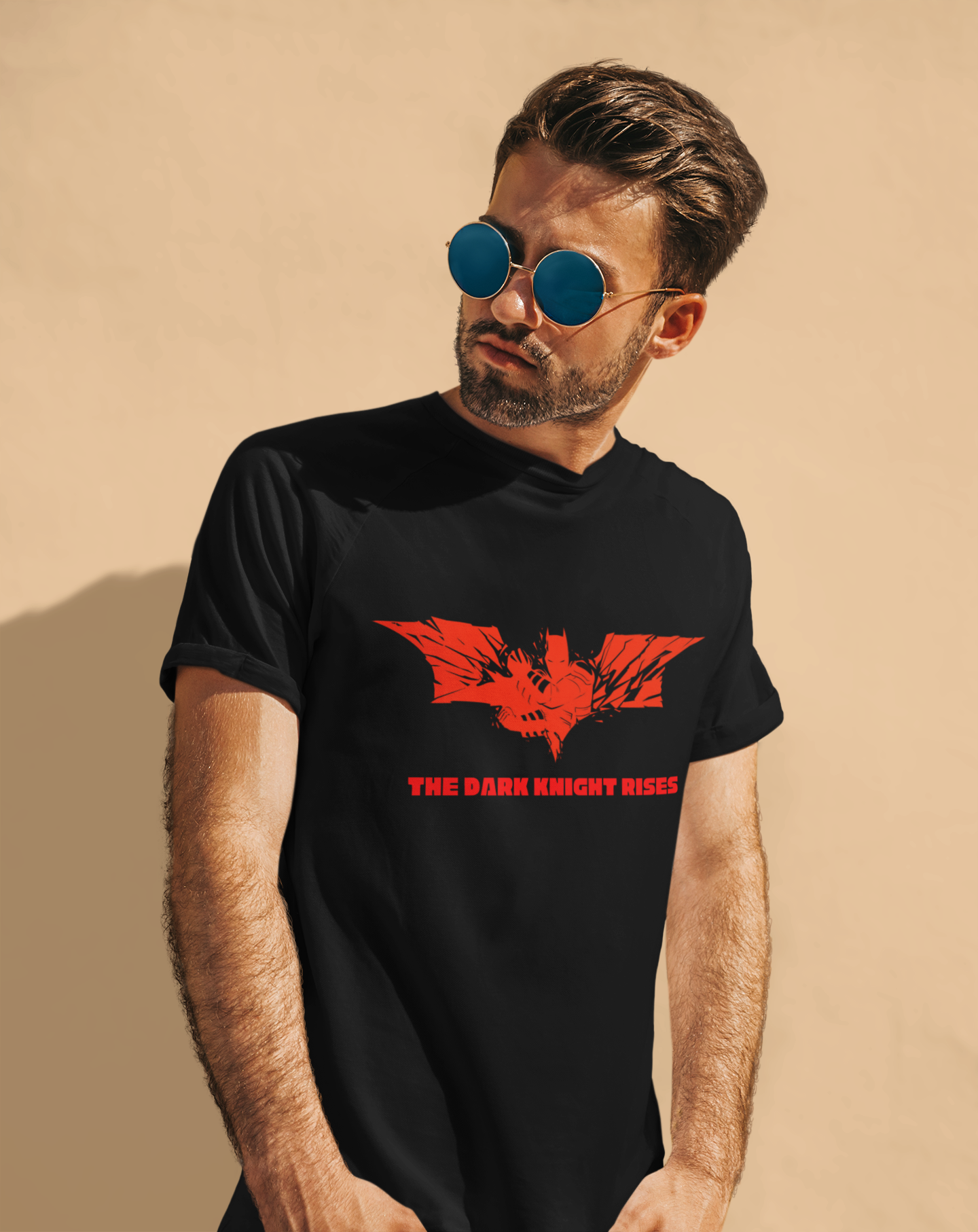 THE DARK KNIGHT RISES CLASSIC UNISEX BLACK T-SHIRT