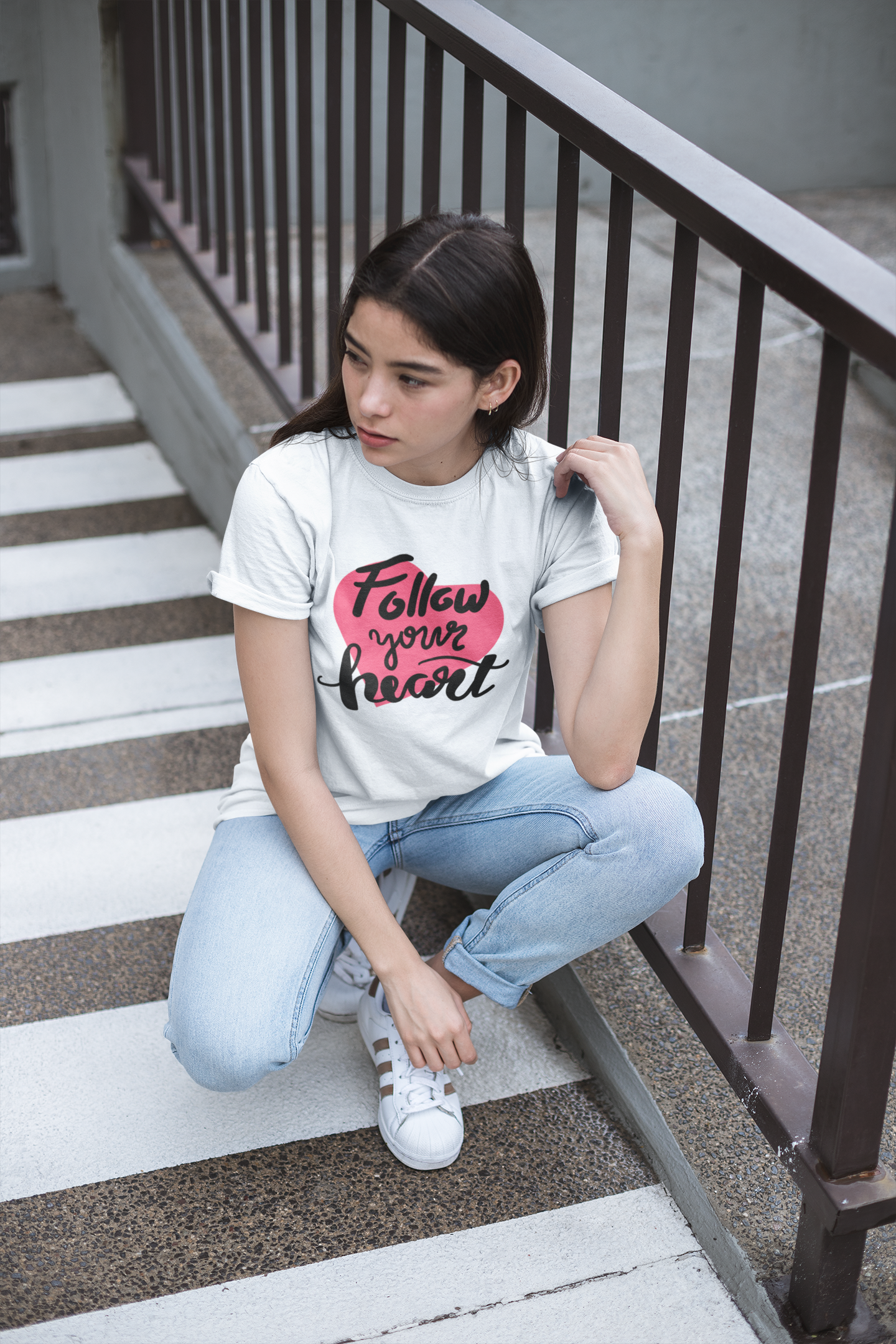 FOLLOW YOUR HEART - WOMEN CLASSIC T-SHIRT